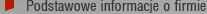 Podstawowe informacje o firmie